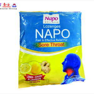 NAPO LOZENGES 3.3 gm (Lemon +Ginger)