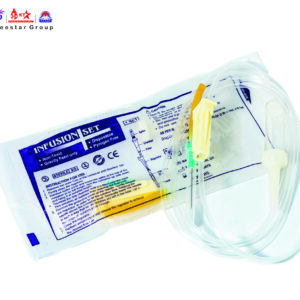 INFUSION SET IV SET (ECONOMICAL) WITH NEEDLE 21G X 1.5
