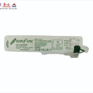 IV CANNULA WITH WINGS & INJECTION PORT SIZE 18 G