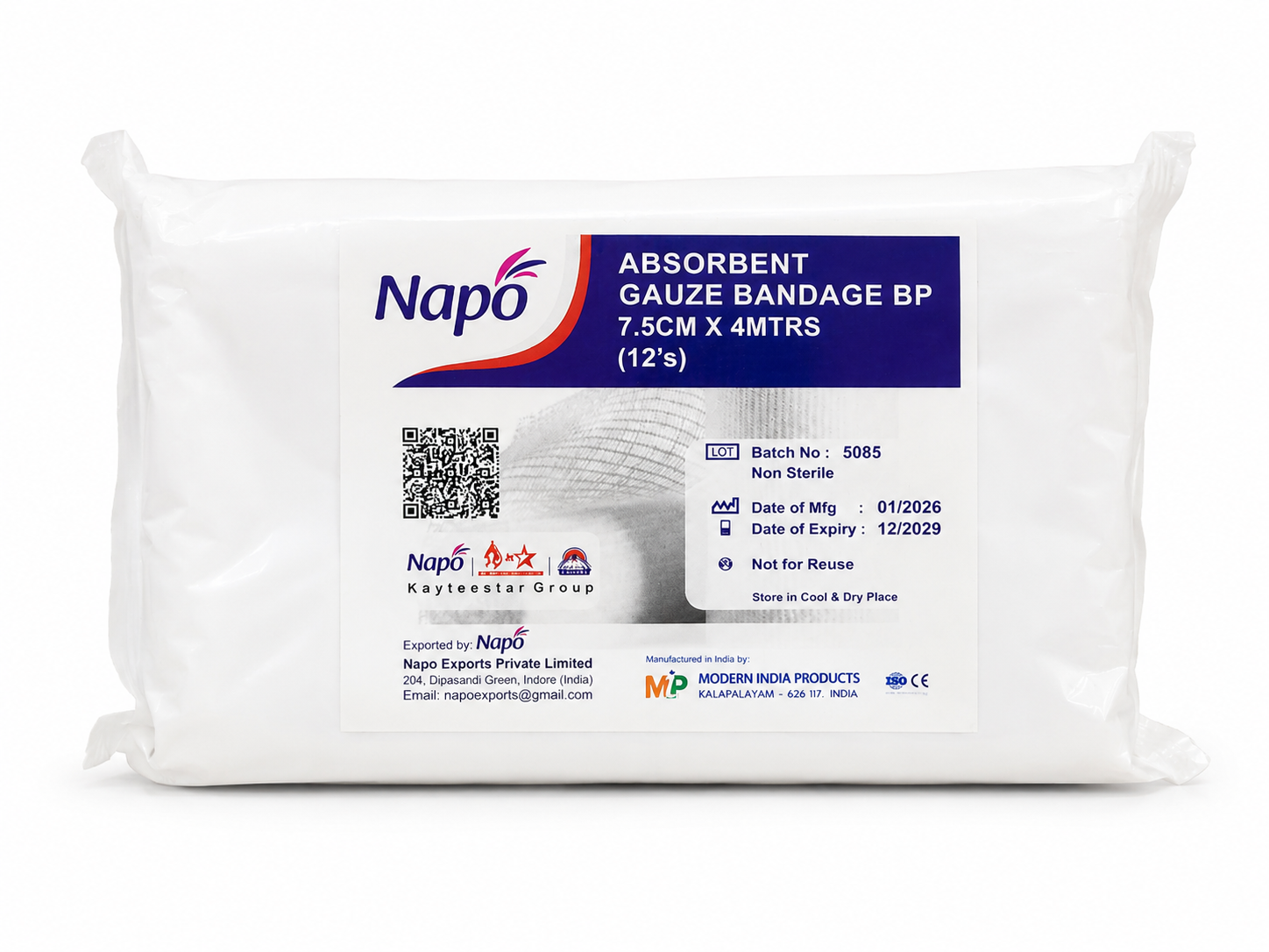ABSORBENT GAUZE BANDAGE